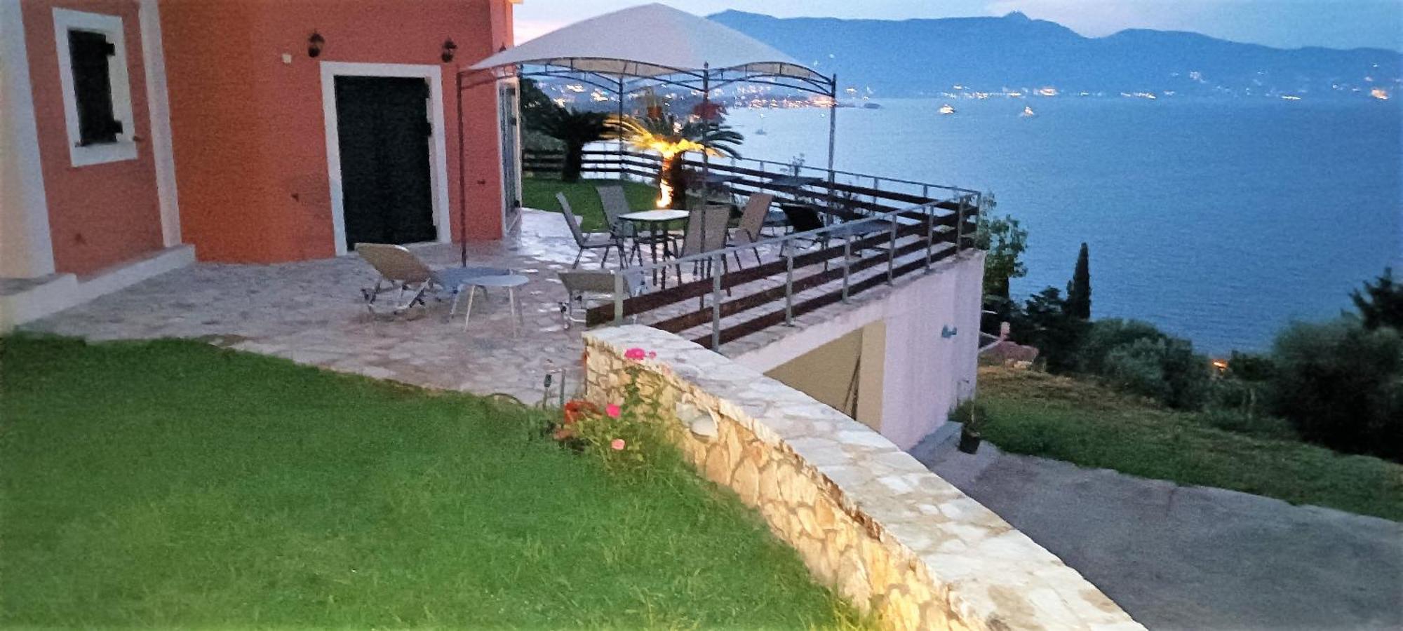 Corfu Town 'panoramic View House' Villa Alykes Potamou