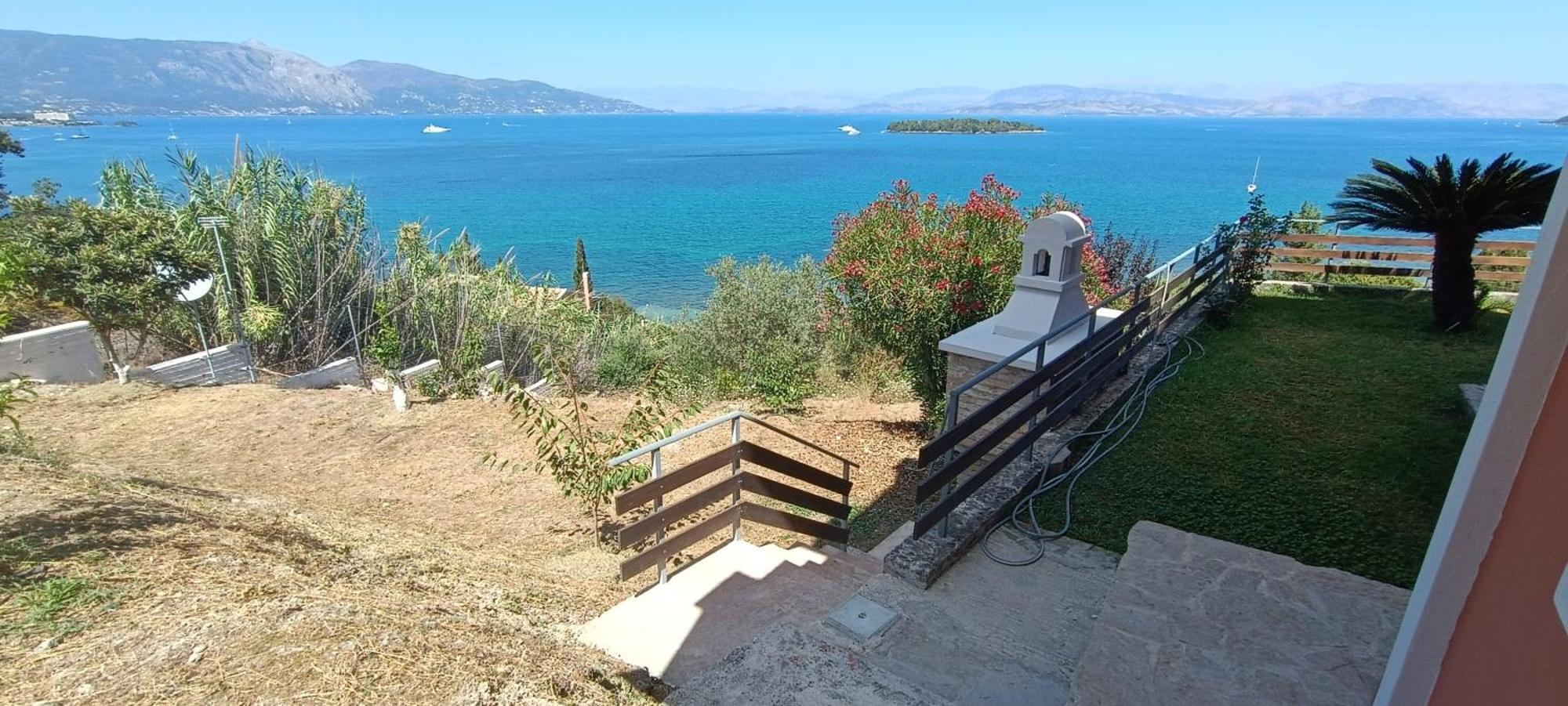 Corfu Town 'panoramic View House' Villa Alykes Potamou